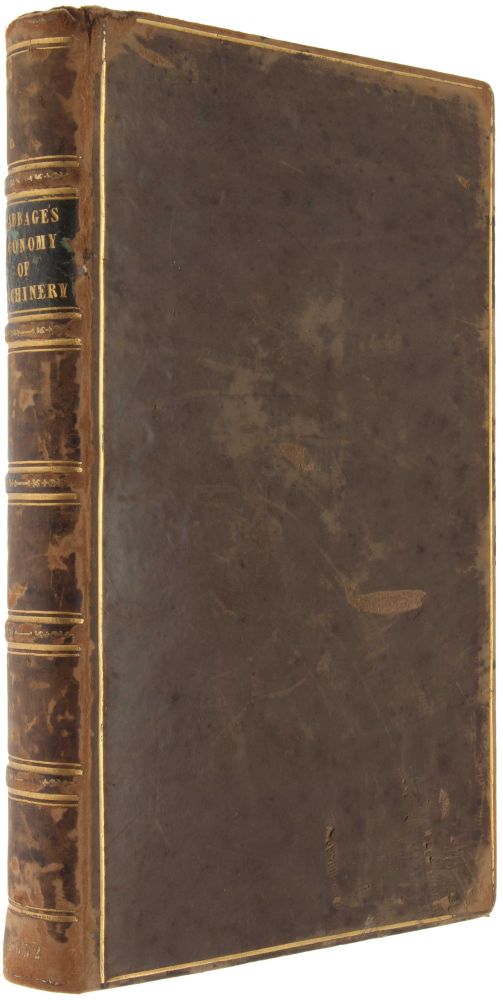 Item #3304 On the Economy of Machinery and Manufacturers. Charles BABBAGE.