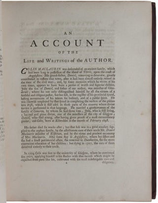An Account of Sir Isaac Newton’s Philosophical Discoveries, in Four Books.