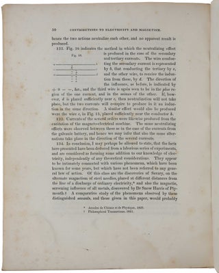 Contributions to Electricity and Magnetism. No. III. - On Electro-Dynamic Induction. Read Novemb. 2, 1838. Extracted [i.e., offprint] from the Transactions of the American Philosophical Society, Vol. 6.
