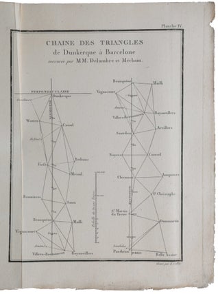Base du système métrique décimal, ou mesure de l'arc du méridien compris entre les parallèles de Dunkerque et Barcelone, executée en 1792 et années suivantes.