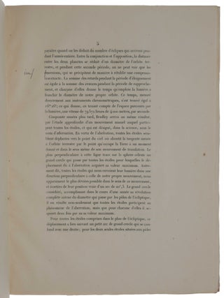 Thèse présentée à la faculté des sciences de Paris... Sur les vitesses rélatives de la lumière dans l’air et dans l’eau.