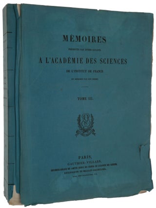 ‘Sur le principe des forces vives dans les mouvemens relatifs des machines,’ pp. 573-607 in: Mémoires présentées par divers Savants à l’Académie des Sciences de l’Institut de France, Tome III.