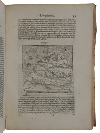A geometrical practical treatize named Pantometria, divided into three bookes, longimetra, planimetra, and stereometria. Containing rules manifolde for mensuration of all lines, superficies and solides: with sundrie strange conclusions both by instrument and without, and also by glasses to set forth the true description or exact platte of an whole region.