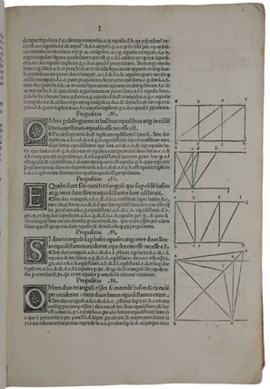 Preclarissimus liber elementorum Euclidis perspicacissimi: in artem geometrie incipit quamfoelecissime.