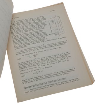 Quantum Electrodynamics and Meson Theories. Notes on the Lectures by Professor Richard P. Feynman, Cornell University. Given at the California Institute of Technology, Pasadena, California, February 6 to March 2, 1950. Prepared by Carl W. Helstrom and Malvin A. Ruderman.