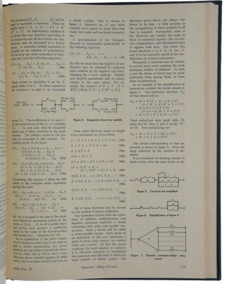 A symbolic analysis of relay and switching circuits.