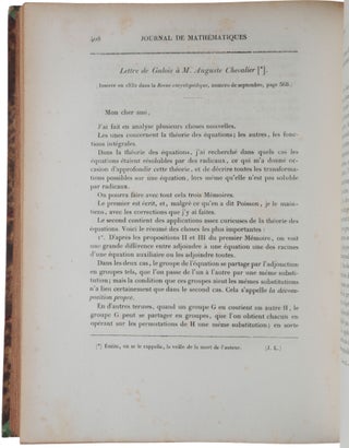 Oeuvres mathématiques, pp. 381-444 in: Journal de Mathématiques pures et appliquées ou Recueil mensuel de mémoires sur les diverses parties des mathématiques; publié par Joseph Liouville, Tome XI, Année 1846.