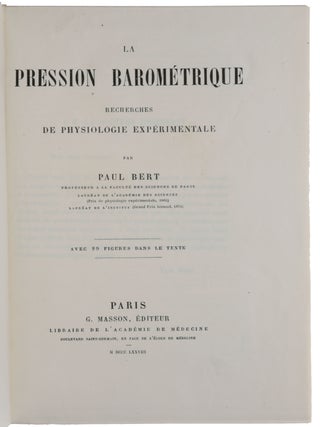 La pression barometrique.