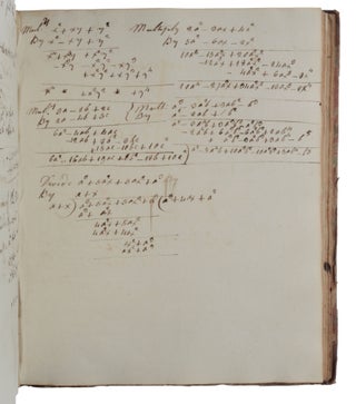 Plain Astronomy. Manuscript volume of notes on practical astronomy and mathematics.