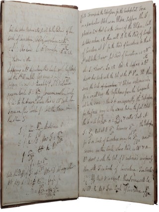 Plain Astronomy. Manuscript volume of notes on practical astronomy and mathematics.