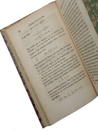 Cours d’analyse de l’École Polytechnique; I.re Partie. Analyse algébrique.