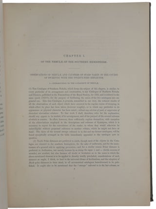 Results of astronomical observations made during the years 1834, 5, 6, 7, 8, at the Cape of Good Hope; being the completion of a telescopic survey of the whole surface of the visible heavens, commenced in 1825.