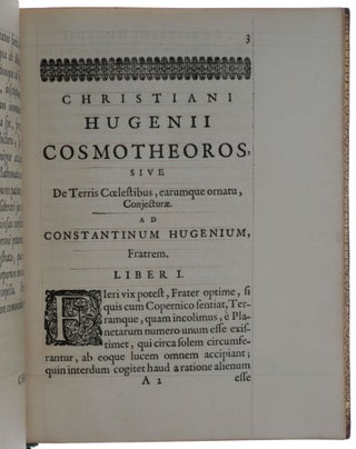 Koσμoθɛωρoς, sive, De terris coelestibus: earumque ornatu conjecturae. Ad Constantinum Hugenum, fratrem.