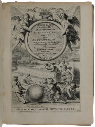 Item #5427 Cylindricorum et annularium libri IV: item De circulorum volutione per planum,...
