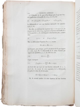 Mémoire sur une propriété générale d’une classe trés-étendue de fonctions transcendantes, présenté à l'Académie le 30 Octobre 1826, pp. 176-264 in: Mémoires présentés par divers savants a l’Académie Royale des Scines de l’Institute de France … Tome Septième.