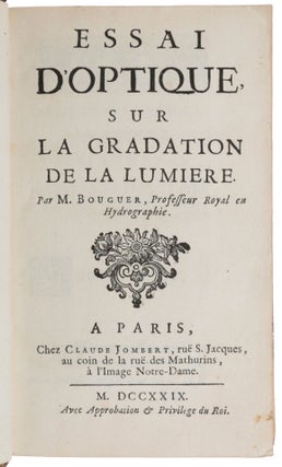 Essai d’optique sur la gradation de la lumiere.