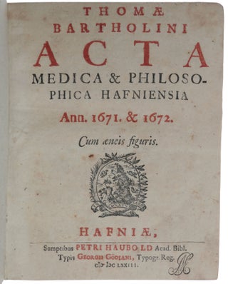 Acta Medica & Philosophica Hafniensia.
