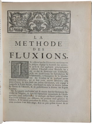 La methode des fluxions [translated by Georges Louis Le Clerc].
