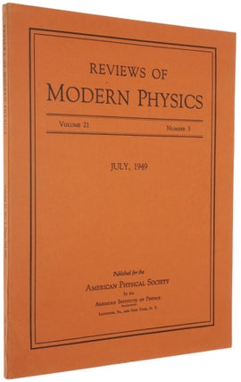 ‘An Example of a New Type of Cosmological Solutions of Einstein’s Field Equations of Gravitation,’ pp. 447-450 in Reviews of Modern Physics, vol. 21, no. 3, July-September, 1949.