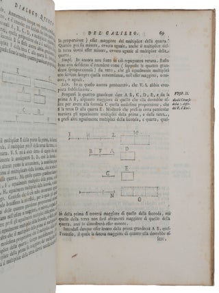 Quinto libro degli Elementi d’Euclide, ovvero Scienza universale delle proporzioni speigata colla dottrina del Galileo, con nuov’ ordine distesa, e per la prima volta pubblicata … Aggiuntevi cose varie, e del Galileo, e del Torricelli; i ragguagli dell’ultime opoere loro, con altro, chedall’ indicie si manifesta.