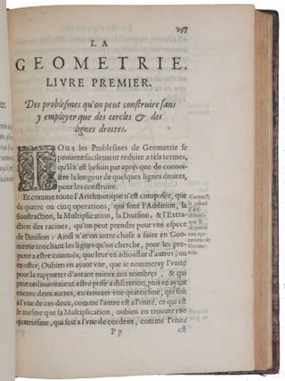 Discours de la Methode pour bien conduire sa Raison, & chercher la Verit&eacute; dans les Sciences. Plus la Dioptrique, les Meteores, et la Geometrie. Qui sont des essais de cete Methode.