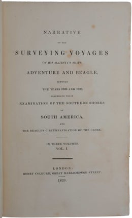 Item #6030 Narrative of the Surveying Voyages of His Majesty’s Ships Adventure and Beagle,...