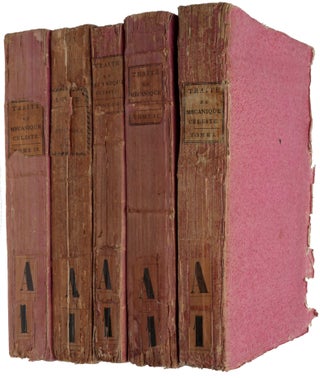 Item #6040 Traité de mécanique céleste. Paris: Crapelet for Duprat, An VII [1799] [Vols....