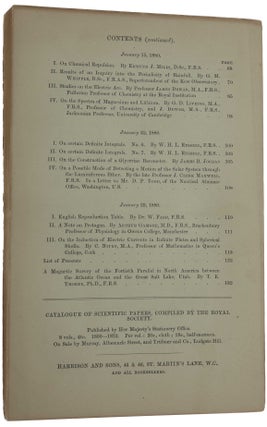 Item #6054 On a Possible Mode of Detecting a Motion of the Solar System through the Luminiferous...