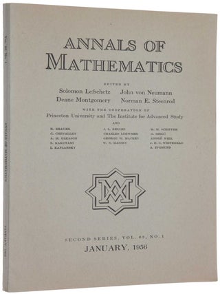 Item #6059 ‘The imbedding problem for Riemannian manifolds,’ pp. 20-63 in Annals of...