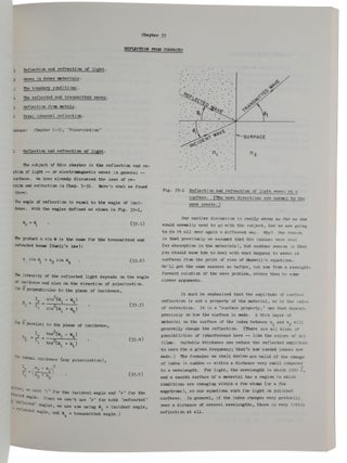 The Feynman Lectures: Physics 2: Part 2B, Chapters 20-41: Electromagnetism and Matter.