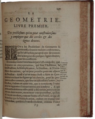 Discours de la Methode pour bien conduire sa Raison, & chercher la Verité dans les Sciences. Plus la Dioptrique, les Meteores, et la Geometrie. Qui sont des essais de cete Methode.