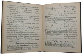 Elemente der Euklidischen Geometrie. Göttingen, Wintersemester 1898/99. Mechanically reproduced manuscript in a professional copyist’s hand.