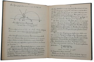 Elemente der Euklidischen Geometrie. Göttingen, Wintersemester 1898/99. Mechanically reproduced manuscript in a professional copyist’s hand.