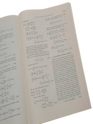 Quantum electrodynamics. I. A covariant formulation. Offprint from: Physical Review, Vol. 74, No. 10, pp. 1439-1461, November 15, 1948.