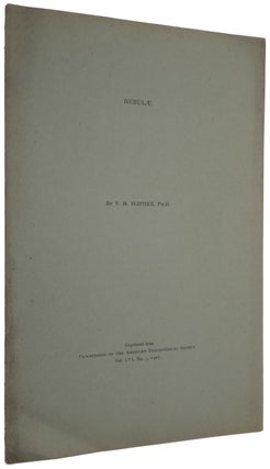 Item #6189 Nebulae. Offprint from: Proceedings of the American Philosophical Society, vol. LVI,...