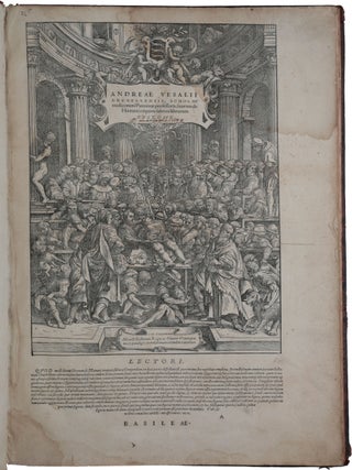 Item #6204 De Humani Corporis Fabrica librorum Epitome. Andreas VESALIUS, Andries van Wezel