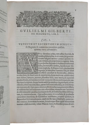De magnete, magneticisque corporibus, et de mango magnete tellure; Physiologia nova, plurimis & argumentis, & experimentis demonstrate.