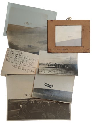 Item #6291 Archive concerning Wilbur Wright’s flights at the Auvours camp. Wilbur WRIGHT
