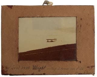 Archive concerning Wilbur Wright’s flights at the Auvours camp.