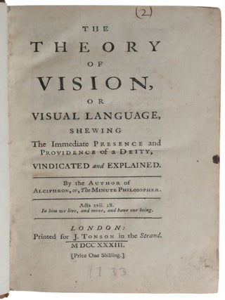 The Analyst; or, a discourse addressed to an infidel mathematician. Wherein it is examined whether the object, principles, and inferences of the modern analysis are more distinctly conceived, or more evidently deduced, than religious mysteries and points of faith.