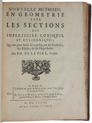 Item #6349 Nouvelle Méthode en Géométrie pour les Superficies coniques et cylindriques [- Les...