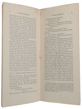 The Stanhope Demonstrator: An Instrument for Performing Logical Operations. Separately-paginated offprint from: Mind, Vol. IV.