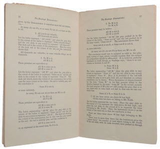 The Stanhope Demonstrator: An Instrument for Performing Logical Operations. Separately-paginated offprint from: Mind, Vol. IV.
