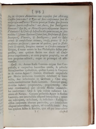 Optice; sive de reflexionibus, refractionibus, inflexionibus & coloribus lucis libri tres.