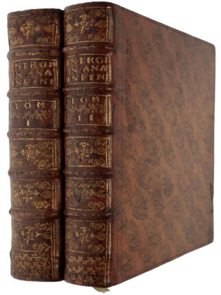 Item #6401 Introductio in analysin infinitorum. Leonhard EULER