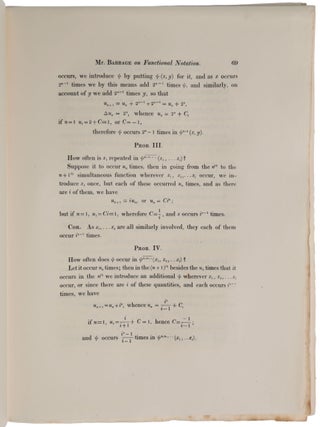 ‘Observations on the notation employed in the calculus of functions,’ pp. 63-76 in: Transactions of the Cambridge Philosophical Society, Vol. I, Part I. Read May 1, 1820.