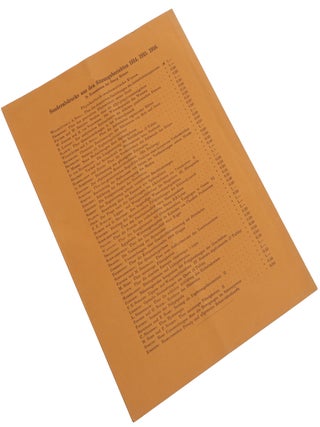 Hamiltonsches Prinzip und allgemeine Relativitätstheorie. Author’s presentation offprint (“Überreicht vom Verfasser”) from Sitzungsberichte der Preussichen Akademie der Wissenschaften Phys.-Math. Klasse XLII, 1916.