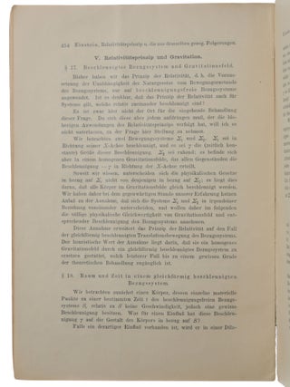 &Uuml;ber das Relativit&auml;tprinzip und die aus demselben gezogenen Folgerungen [On the relativity principle and the conclusions drawn from it]. Offprint from: Jahrbuch der Radioaktivit&auml;t und Elektronik, Band 4, Heft 16.