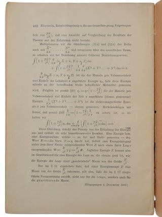 &Uuml;ber das Relativit&auml;tprinzip und die aus demselben gezogenen Folgerungen [On the relativity principle and the conclusions drawn from it]. Offprint from: Jahrbuch der Radioaktivit&auml;t und Elektronik, Band 4, Heft 16.