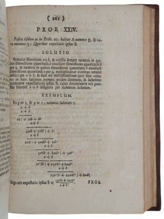 &lsquo;De Mensura Sortis, seu, de Probabilitate Eventuum in Ludis a Casu Fortuito Pendentibus,&rsquo; pp. 213-264 in Philosophical Transactions, Vol. XXVII. For the Years 1710, 1711, and 1712.